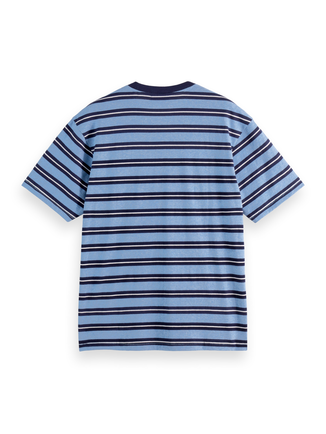 Yarn-Dyed Relaxed Fit Stripe T-Shirt