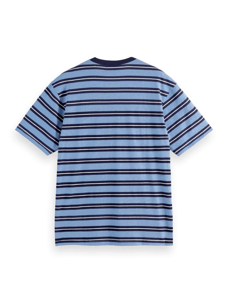 Yarn-Dyed Relaxed Fit Stripe T-Shirt