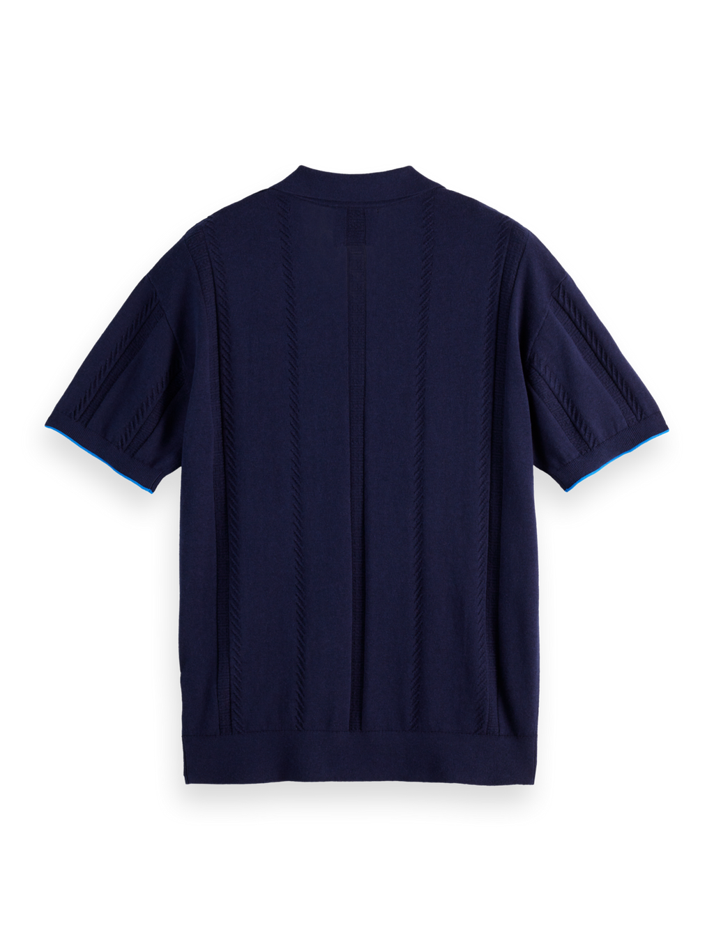 V-Neck Relaxed Fit Knit Polo