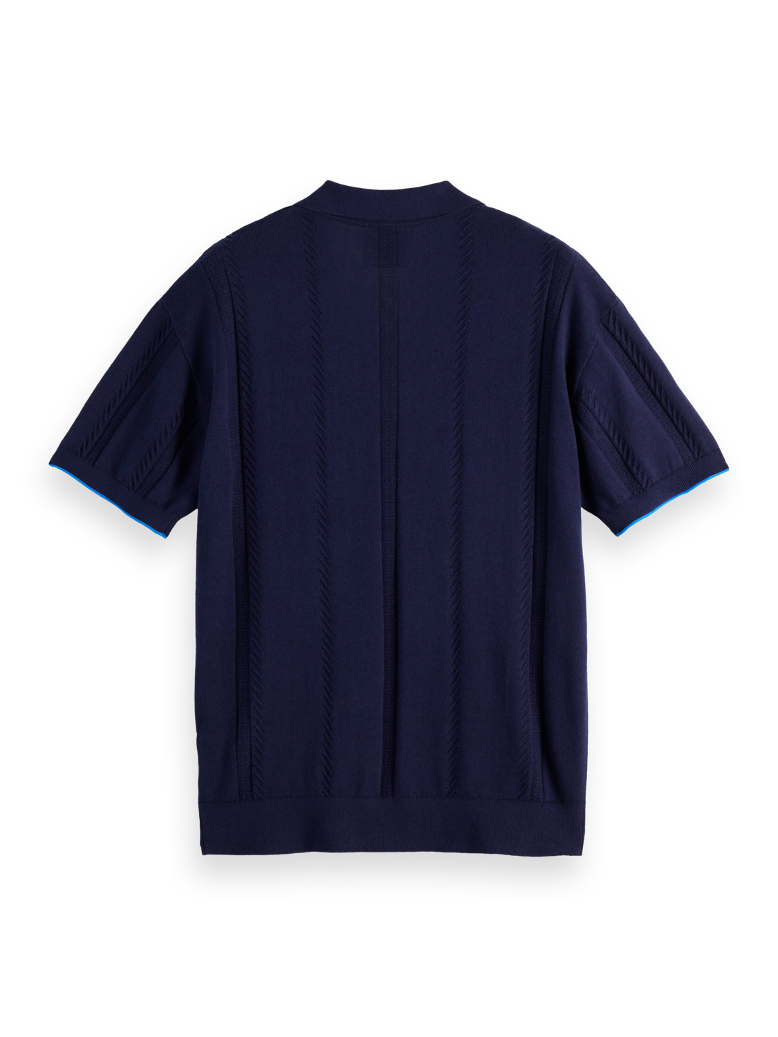 V-Neck Relaxed Fit Knit Polo