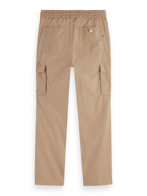 Boys' Straight-Fit Poplin Cargo Pant