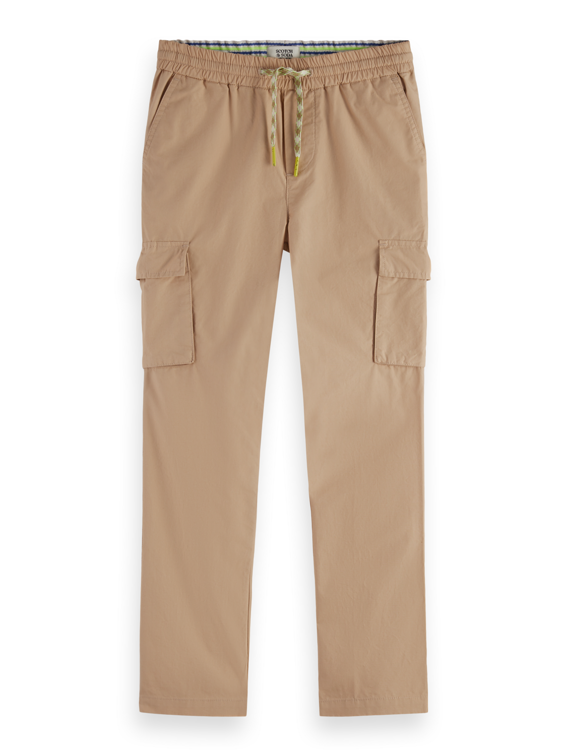 Boys' Straight-Fit Poplin Cargo Pant