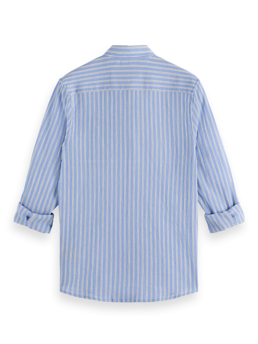 Regular-Fit Crinkle Stripe Shirt