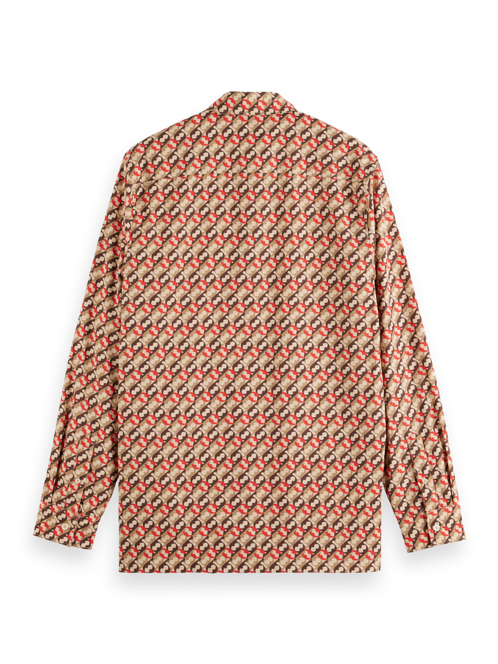 Regular-Fit Geometric Print Shirt