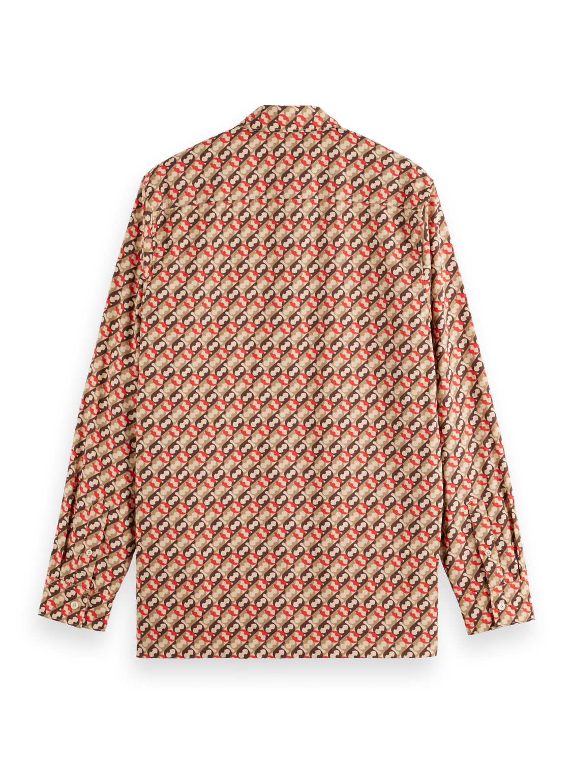 Regular-Fit Geometric Print Shirt