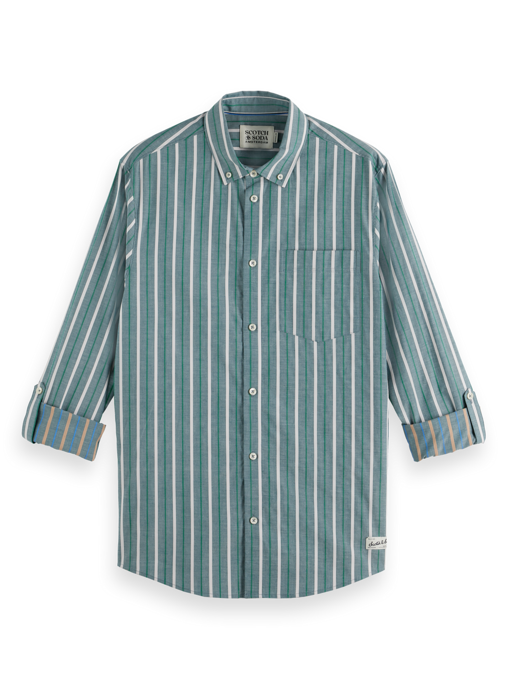 Regular Fit Dobby Stripe Shirt