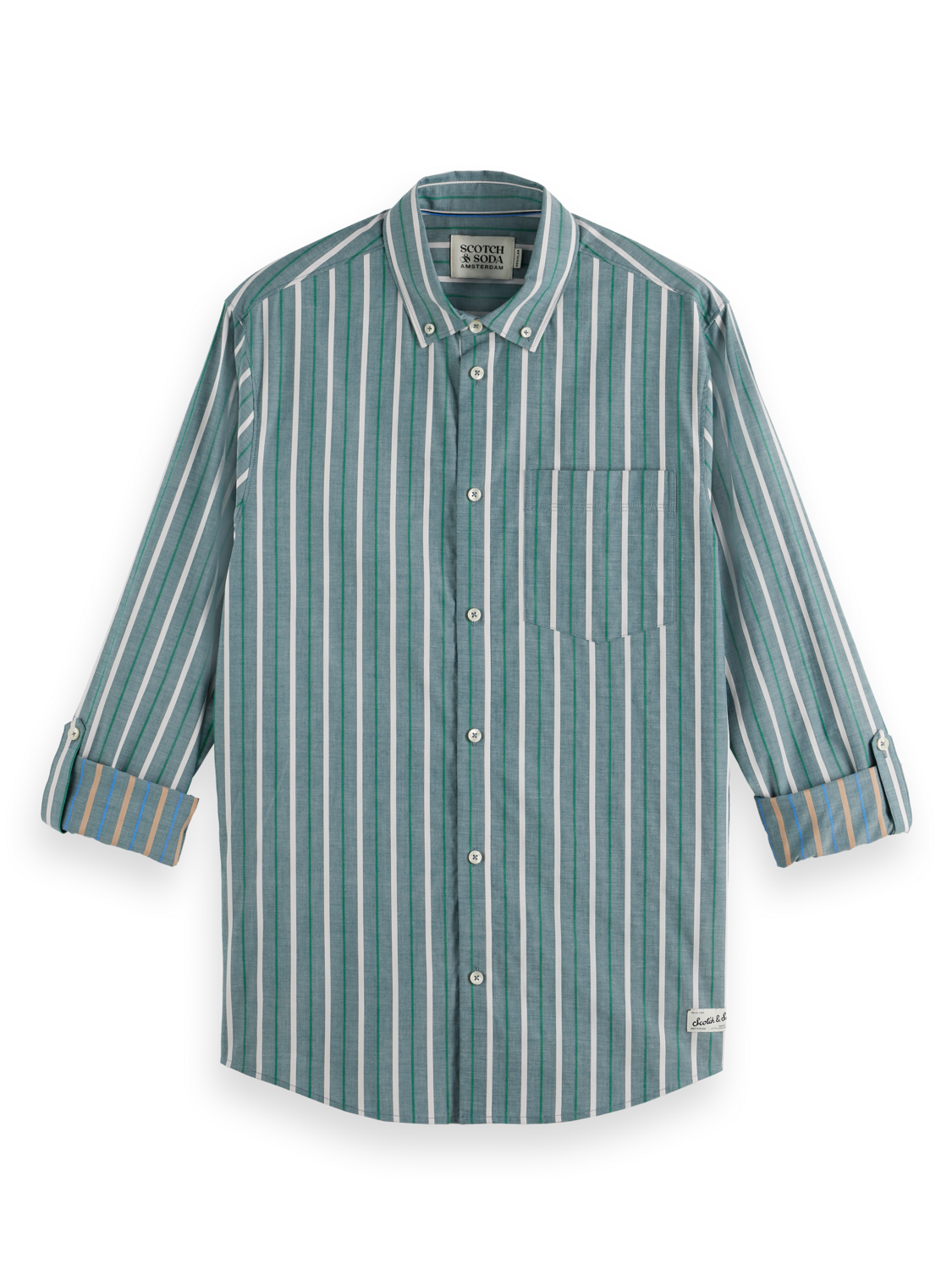 Regular Fit Dobby Stripe Shirt