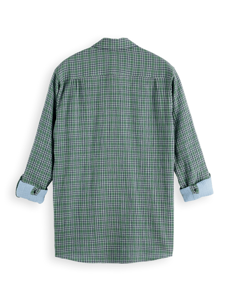 Regular Fit Double Face Check Shirt