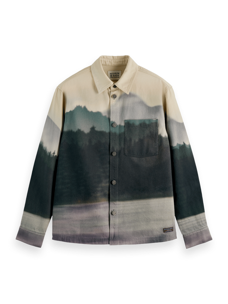 Lakehouse Relaxed Fit Twill Overshirt