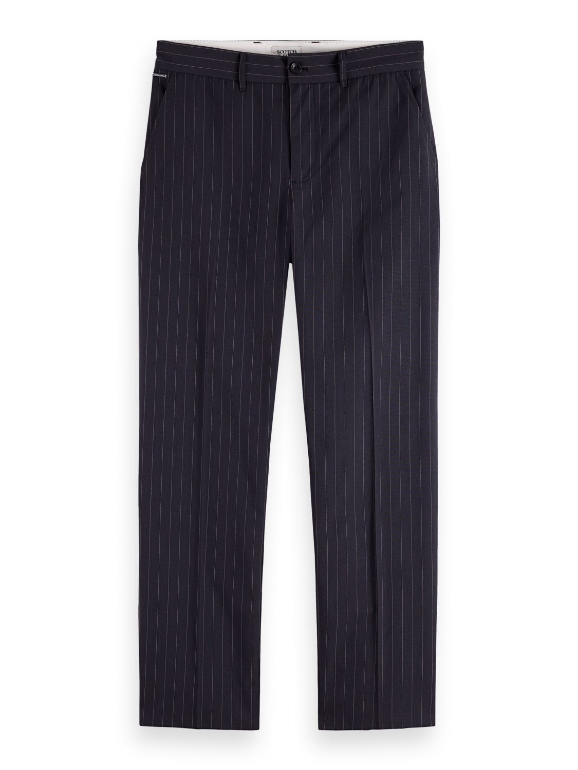 Straight Fit Tailored Pinstripe Chino