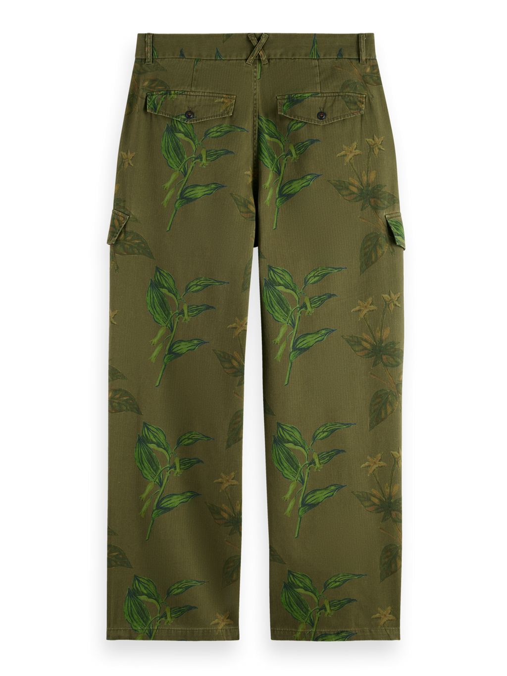 Daze Structured Printed Wide Fit Cargo Pant