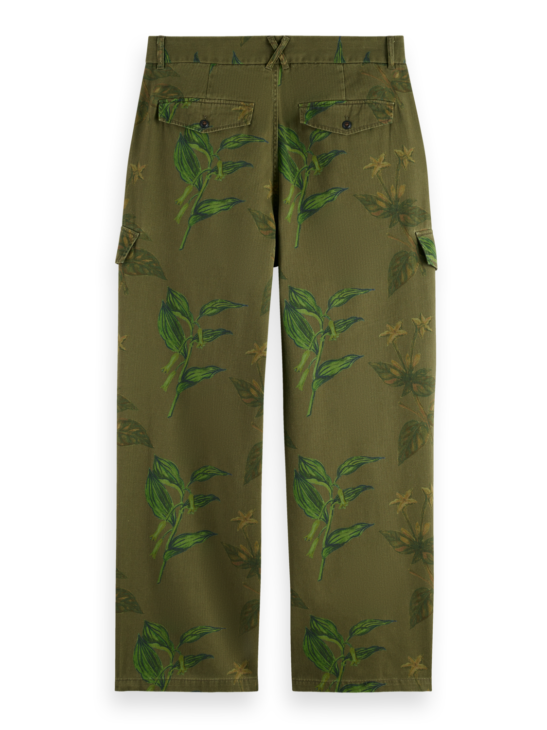Daze Structured Printed Wide Fit Cargo Pant