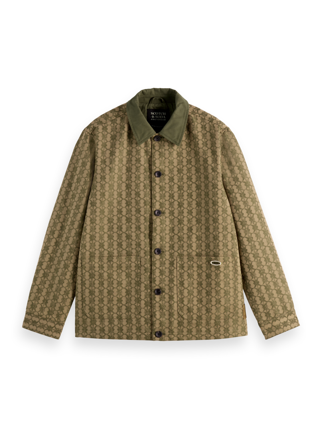 Jacquard Cotton-Blend Jacket