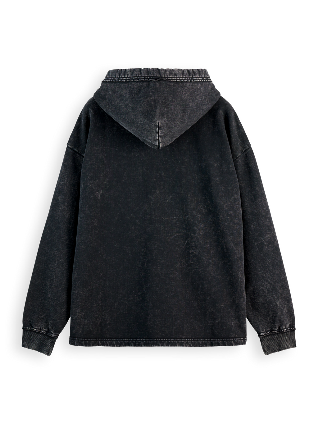 Washed Artwork Loose Fit Hoodie