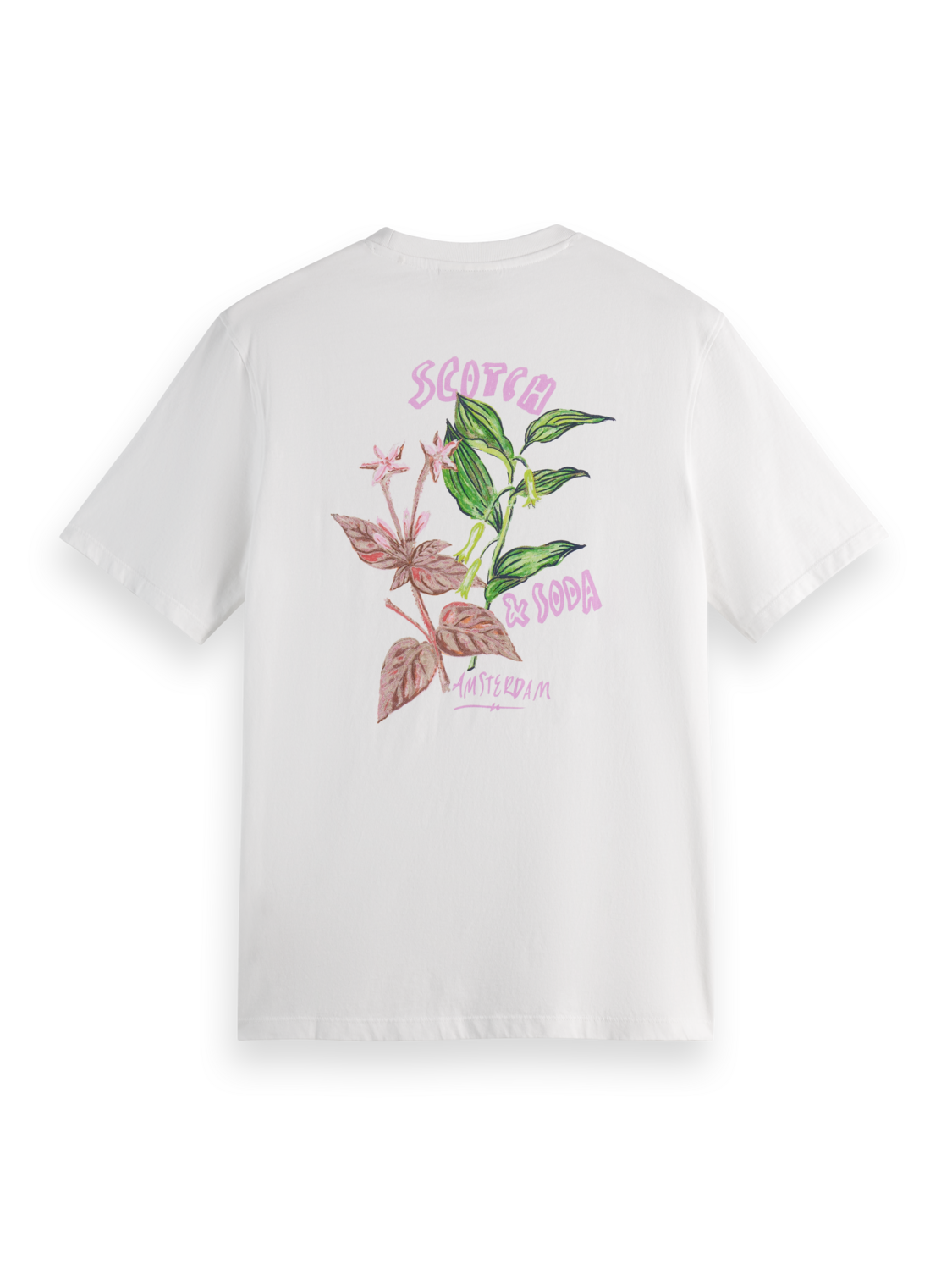 Floral Artwork T-Shirt
