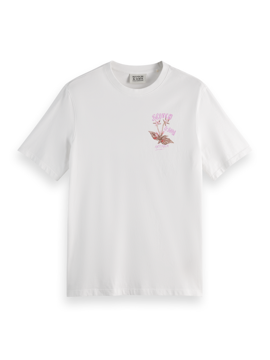 Floral Artwork T-Shirt