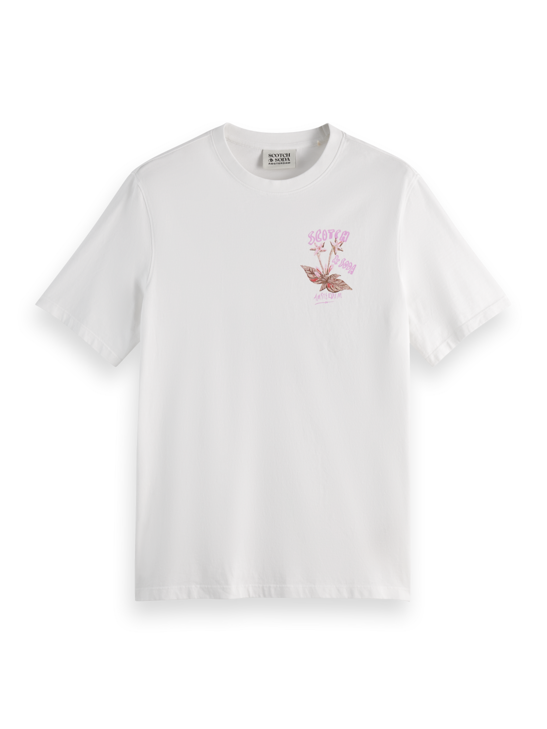 Floral Artwork T-Shirt