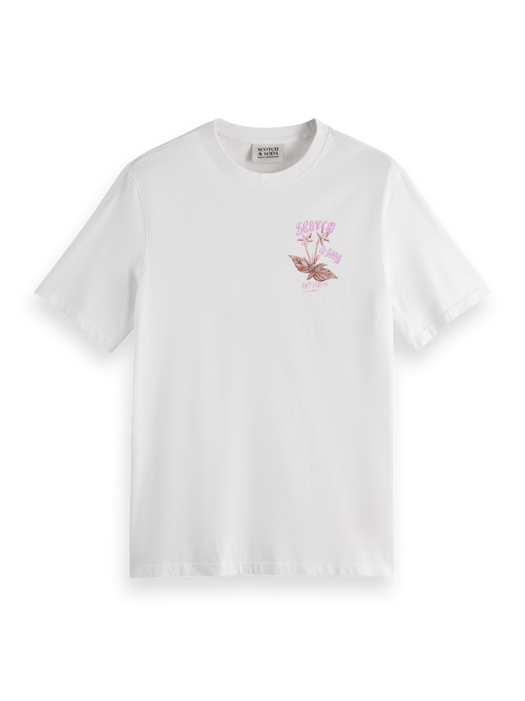 Floral Artwork T-Shirt