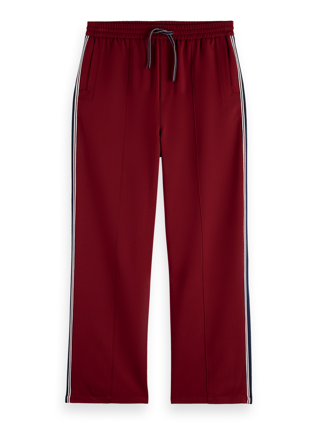 Tape-Trimmed Straight Fit Track Pant