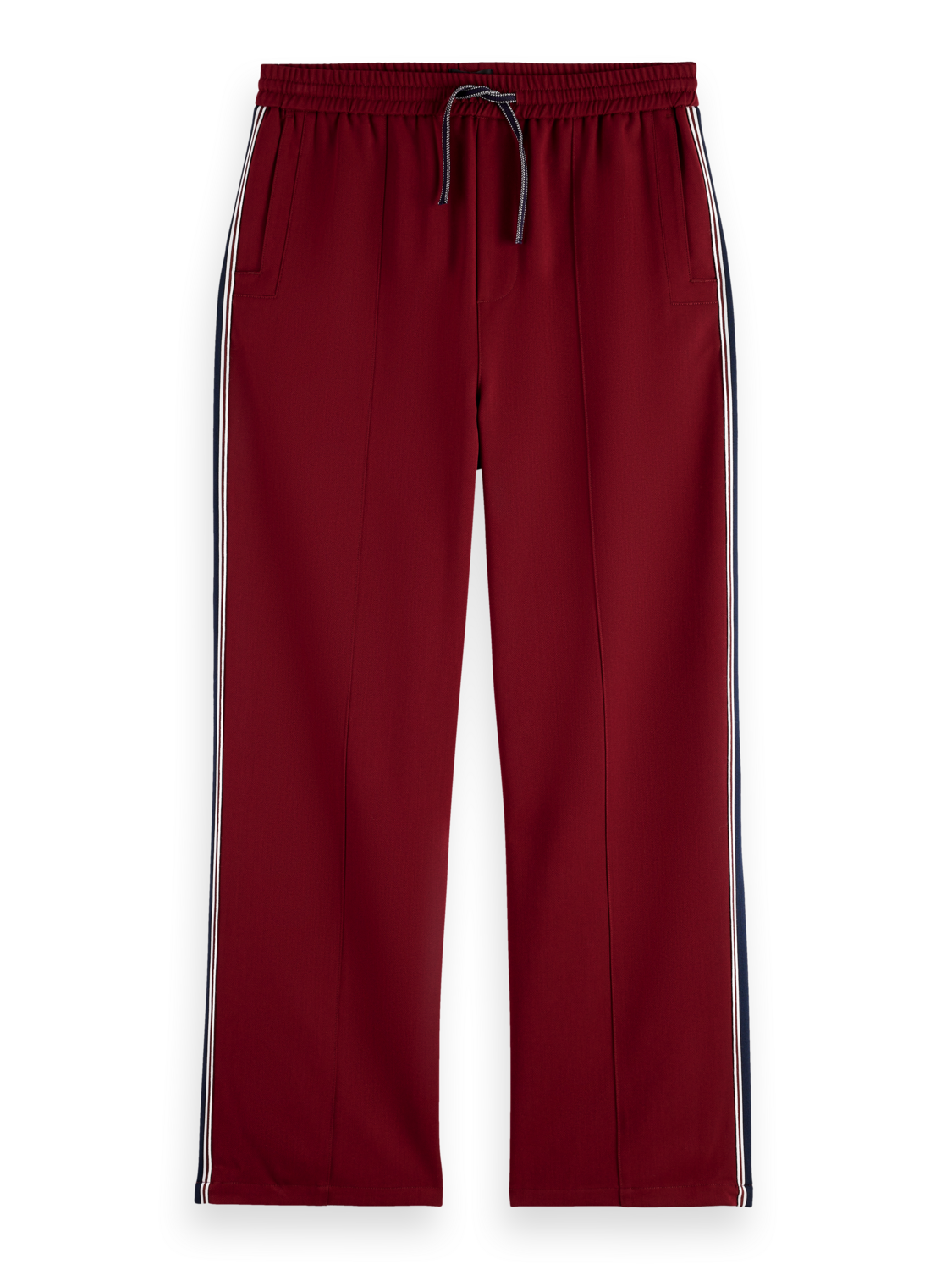 Tape-Trimmed Straight Fit Track Pant