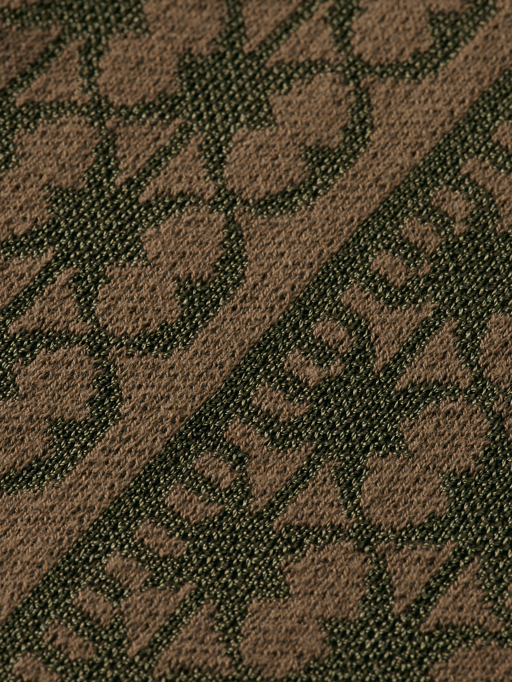 Jacquard Knit Short Sleeve Shirt