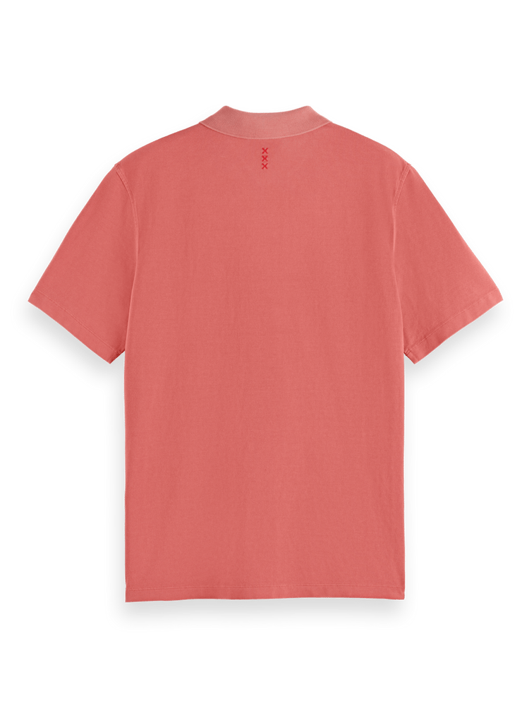 Garment Dye Pique Chest Pocket Polo