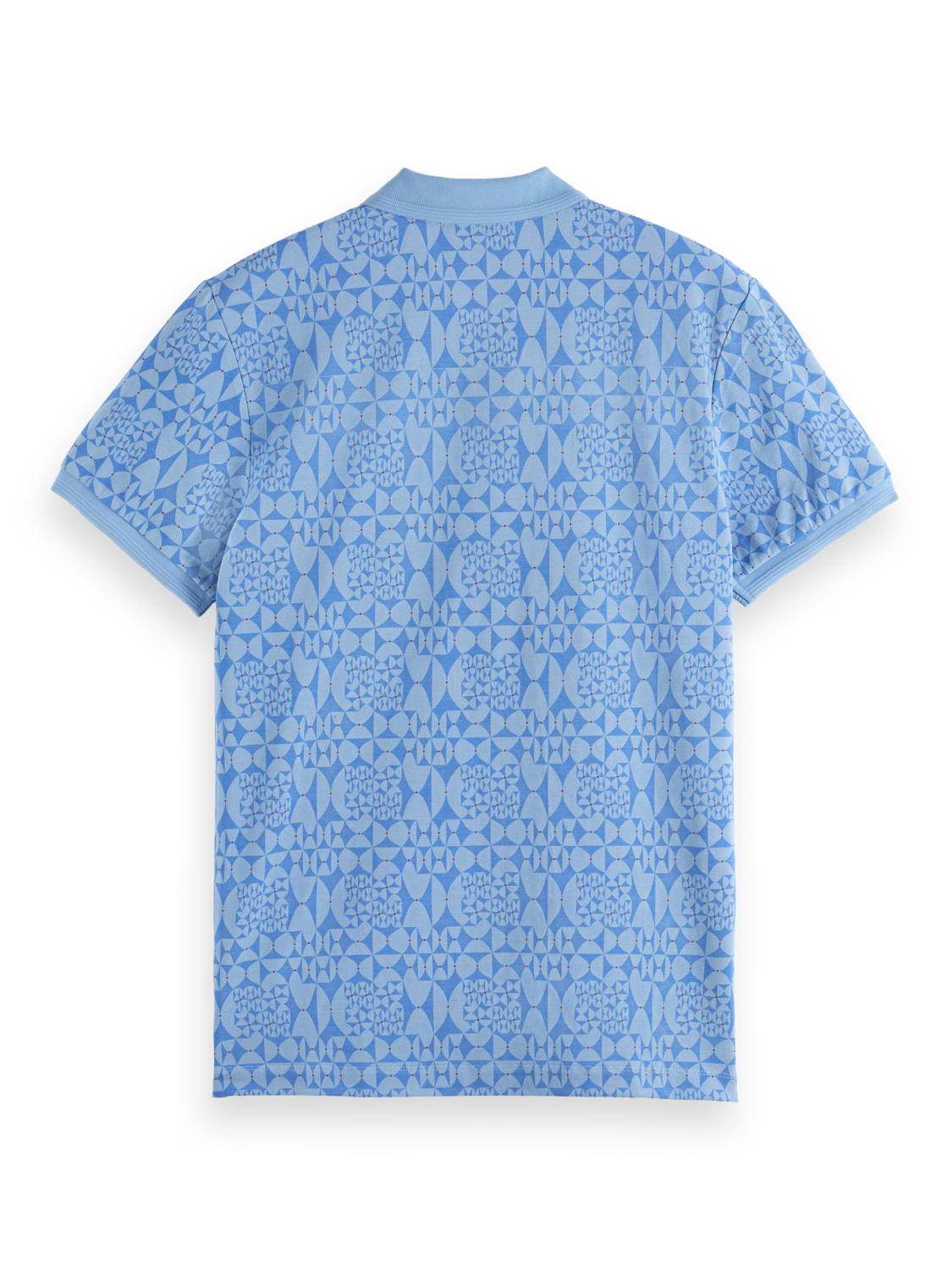 Micro Diamond Print Polo