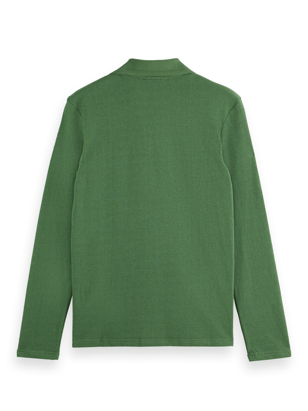 Relaxed Fit Long Sleeve Front Pocket Polo