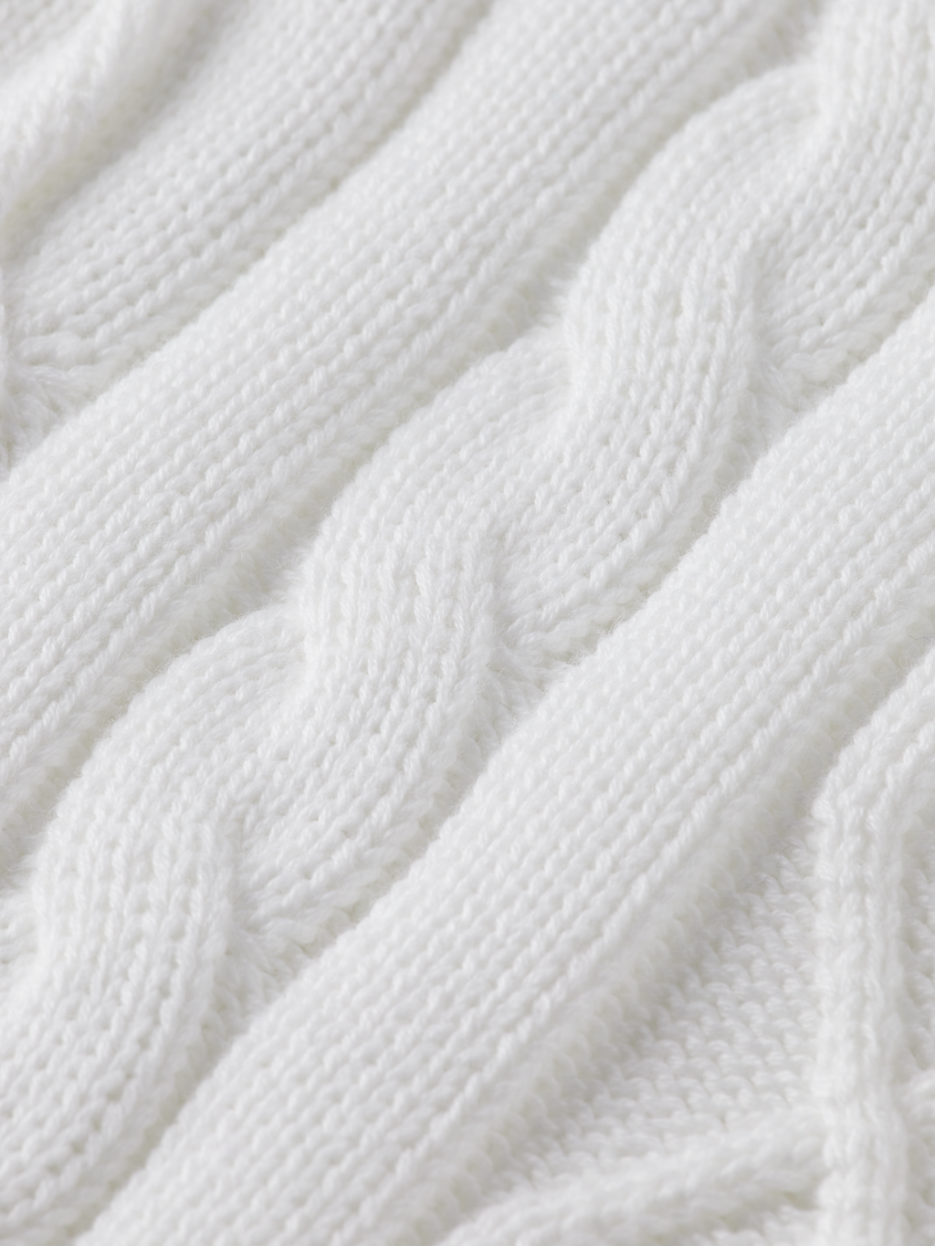 Cable Knit V-Neck Vest