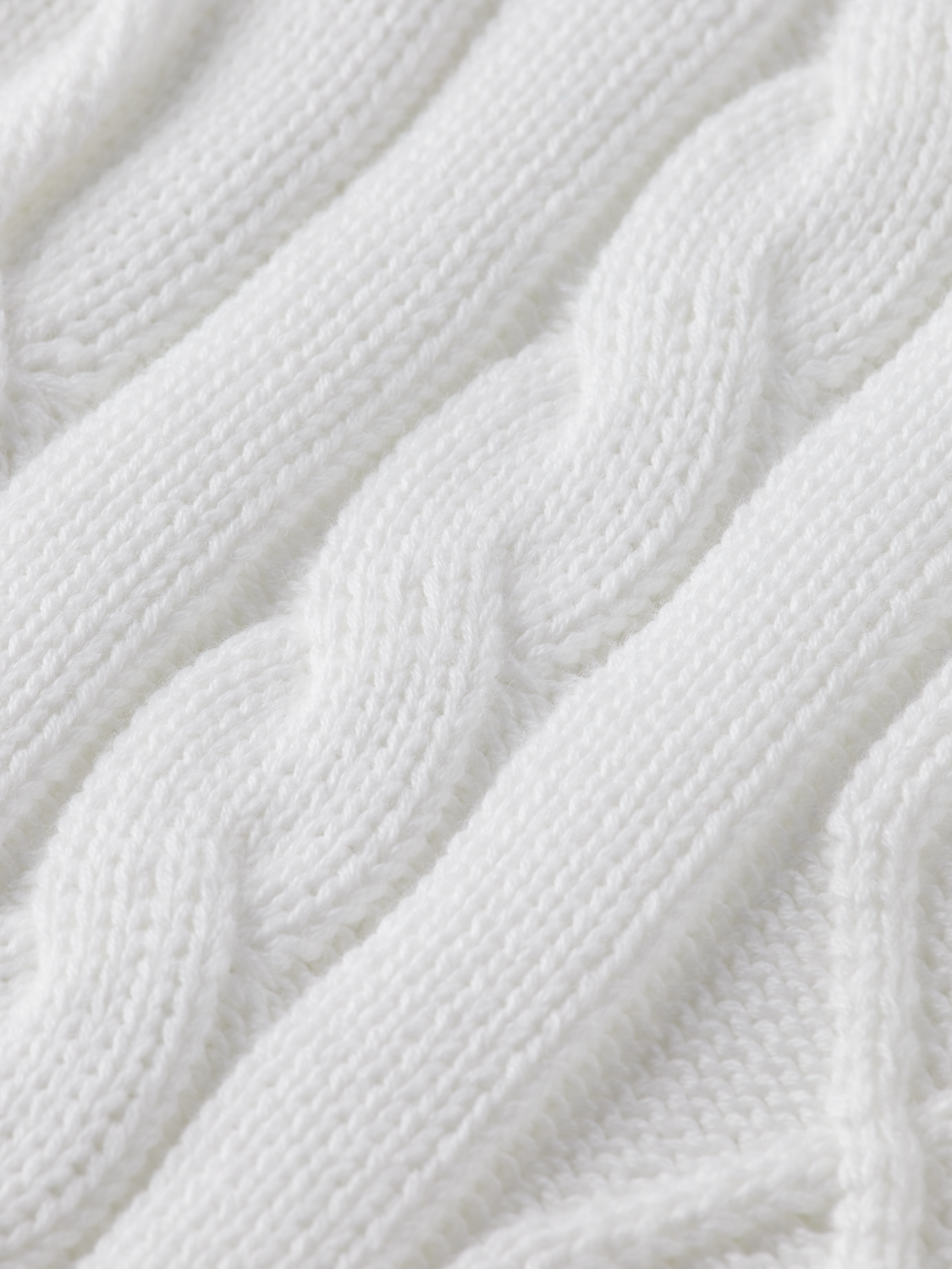 Cable Knit V-Neck Vest