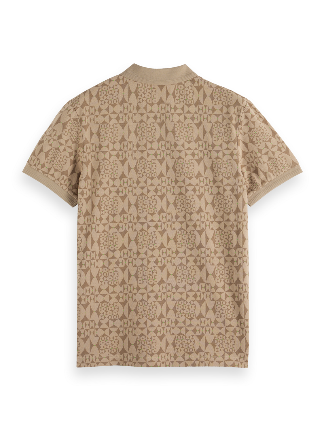 Micro Diamond Print Polo