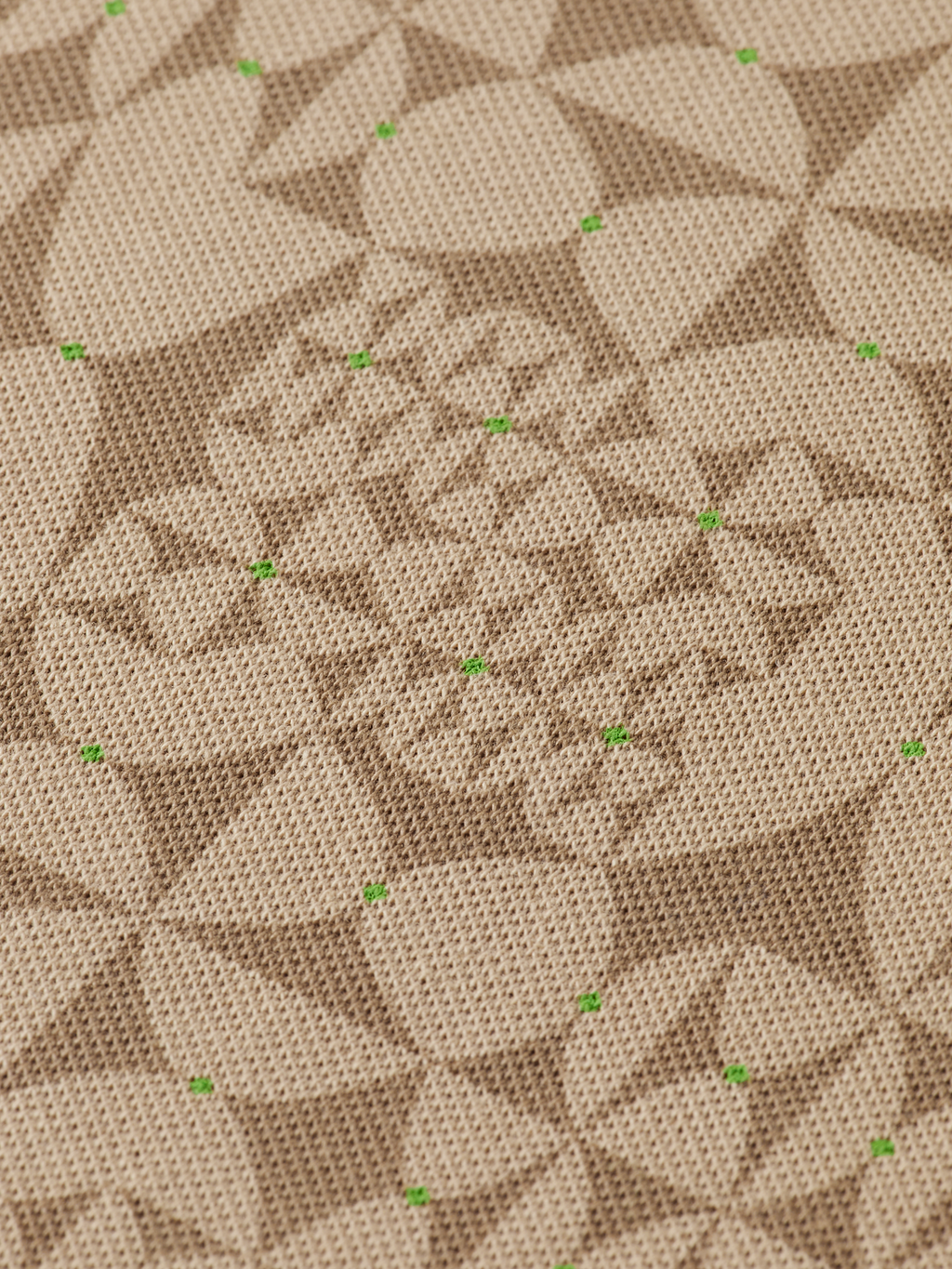 Micro Diamond Print Polo