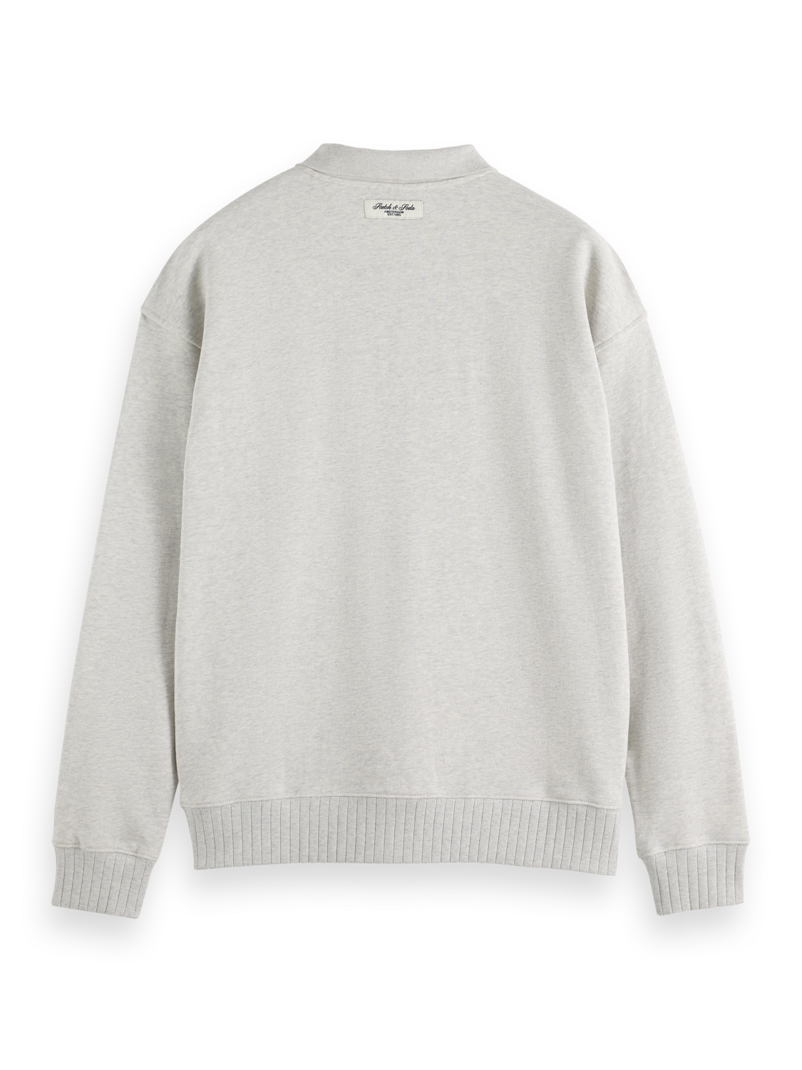 Relaxed Fit Polo Sweatshirt