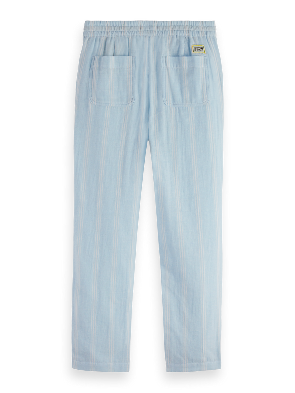 Boys' Relaxed-Fit Striped Cotton Gauze Pant