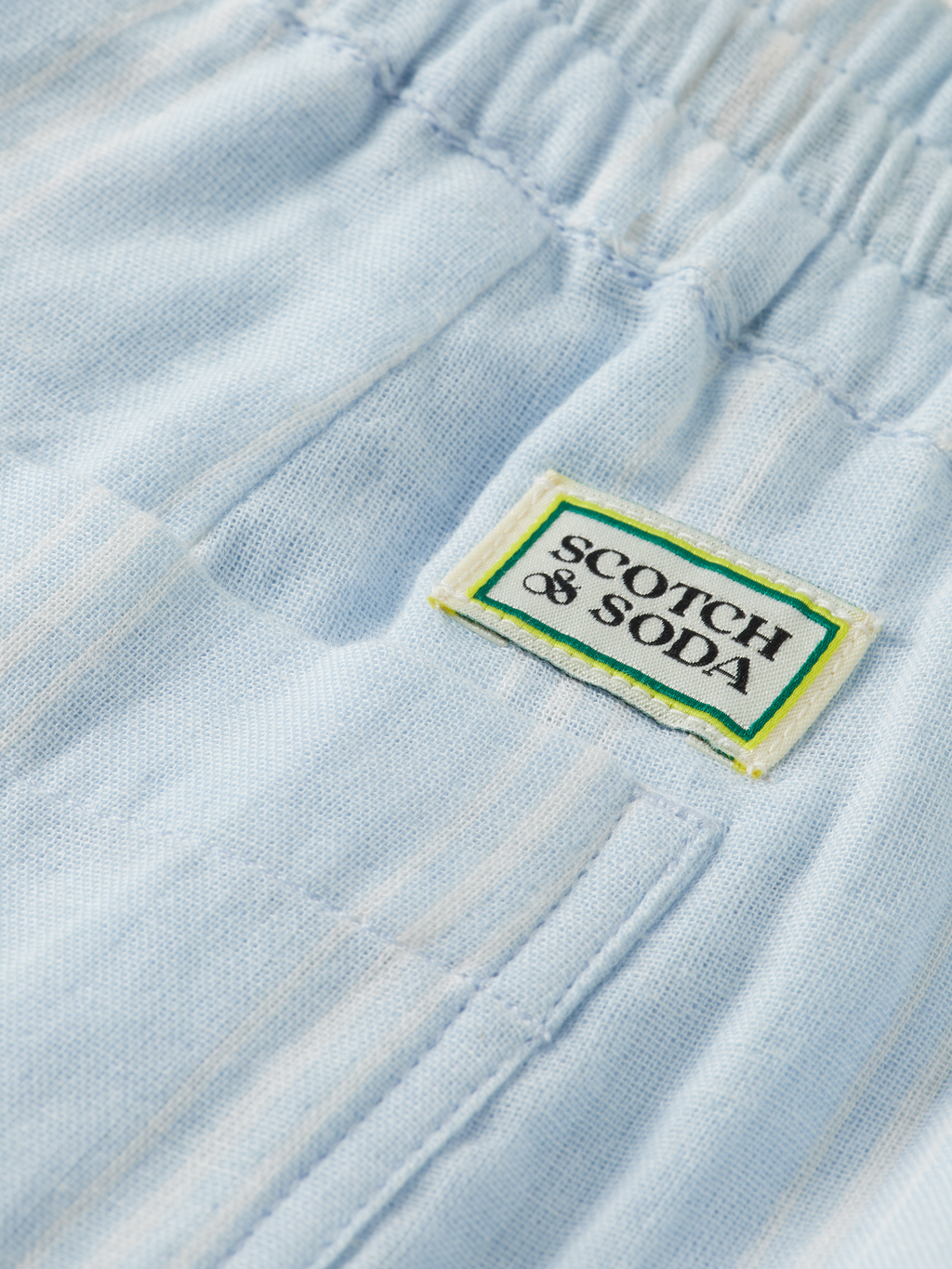 Boys' Relaxed-Fit Striped Cotton Gauze Pant