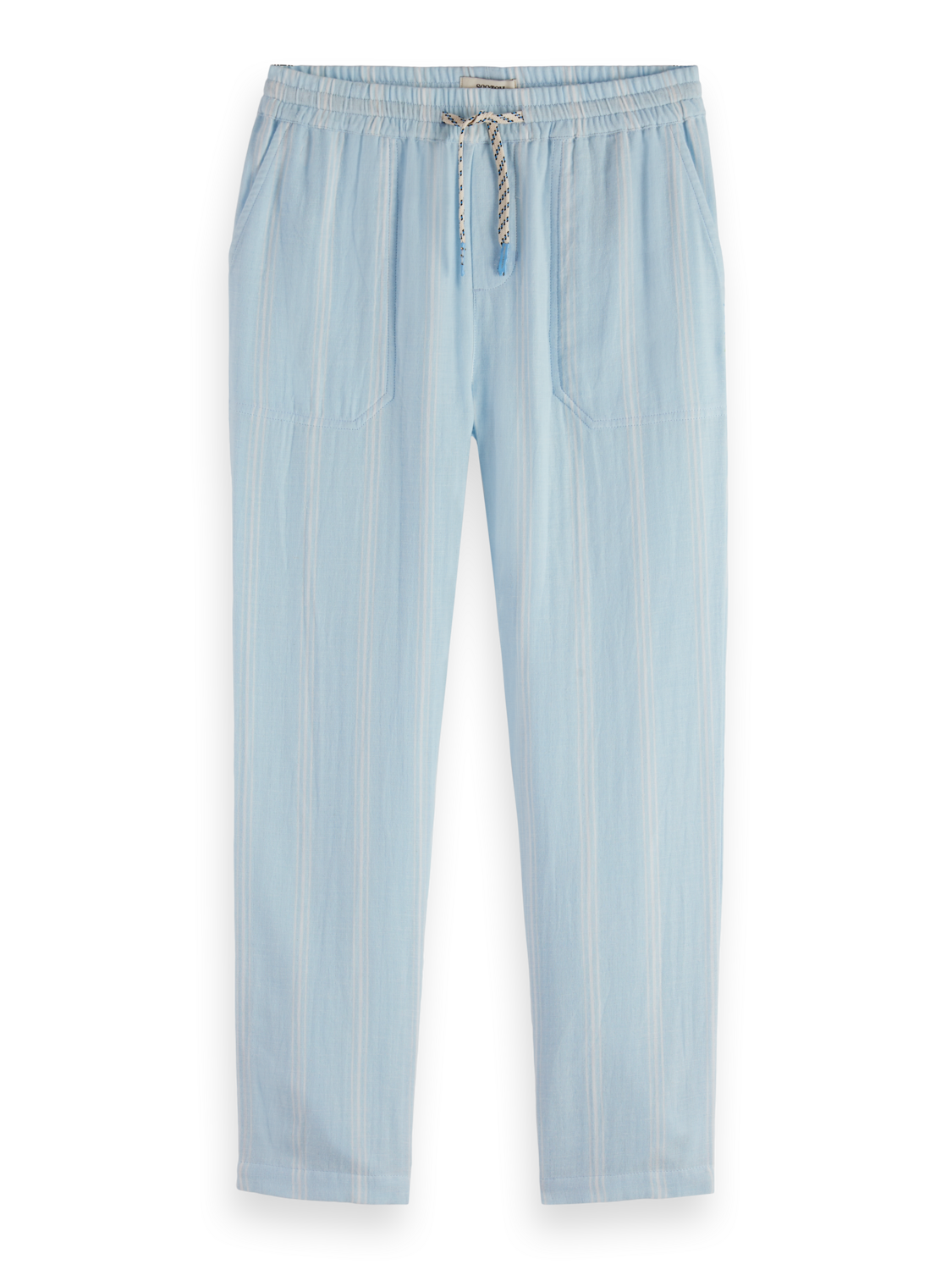 Boys' Relaxed-Fit Striped Cotton Gauze Pant