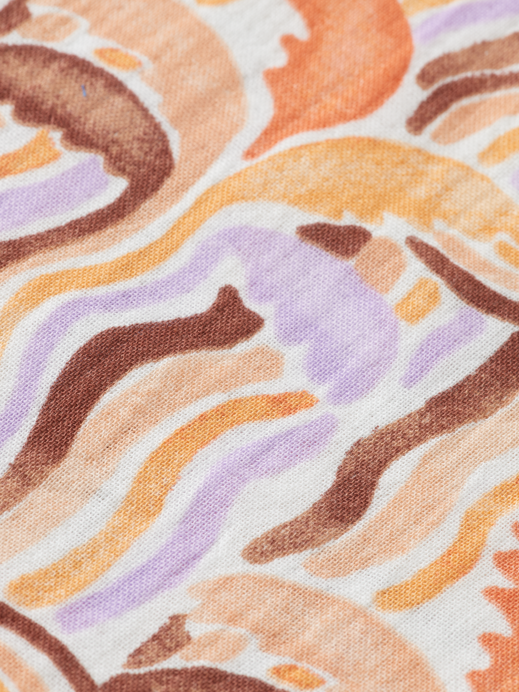 Girls' Crinkle Cotton Printed A-Line Dress