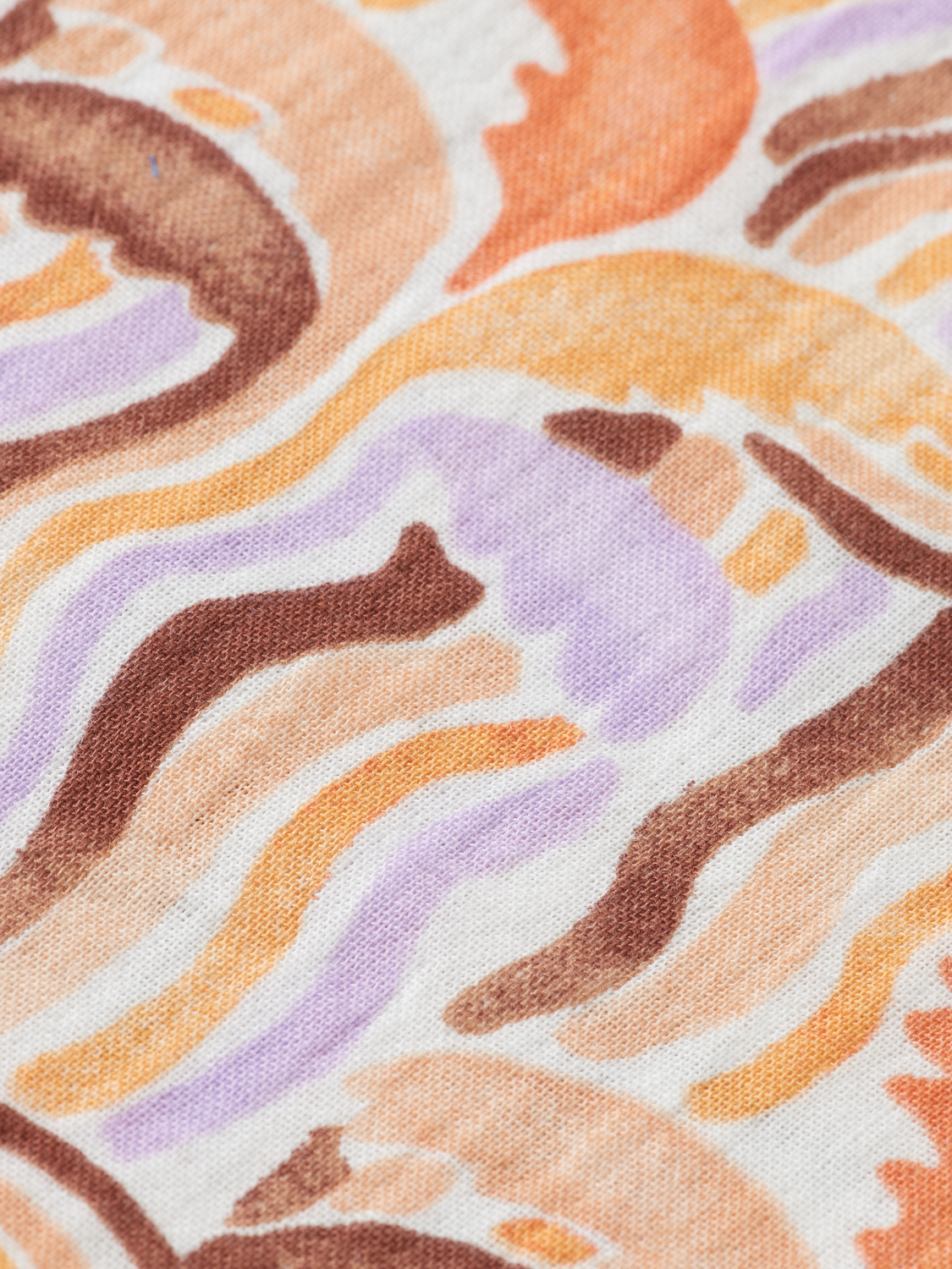 Girls' Crinkle Cotton Printed A-Line Dress