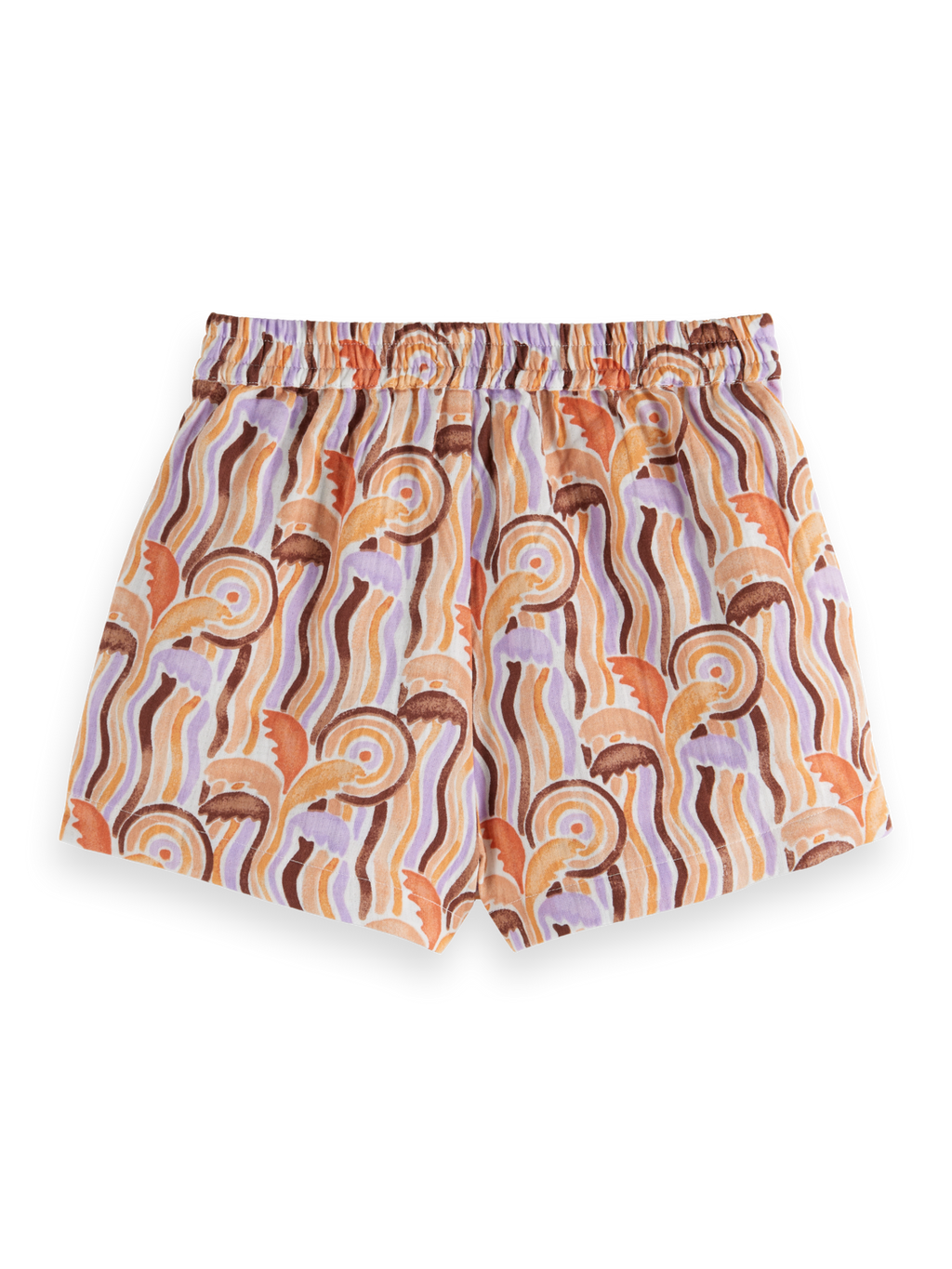 Girls' Crinkle Cotton Printed Short