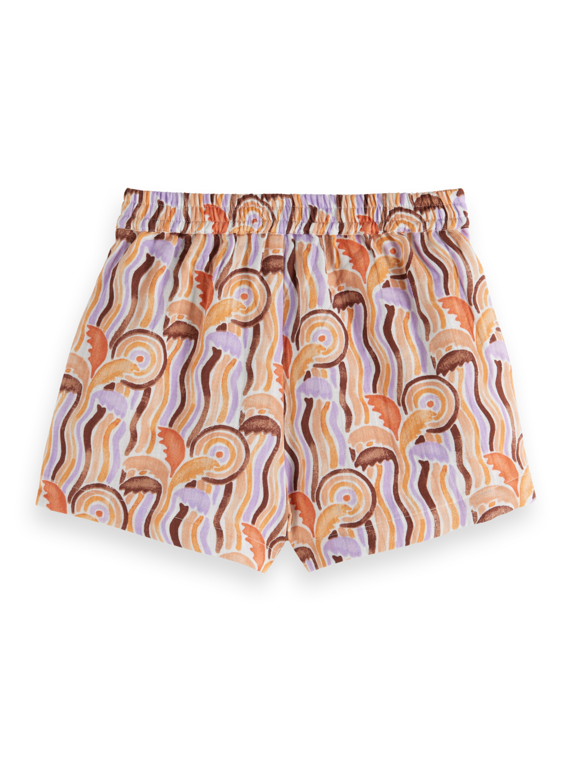 Girls' Crinkle Cotton Printed Short