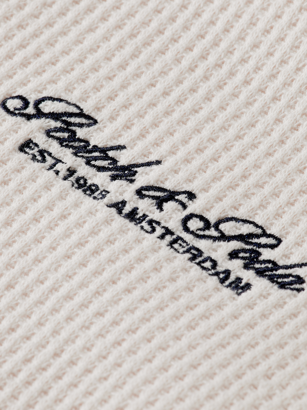 Waffle Half-Zip Sweatshirt