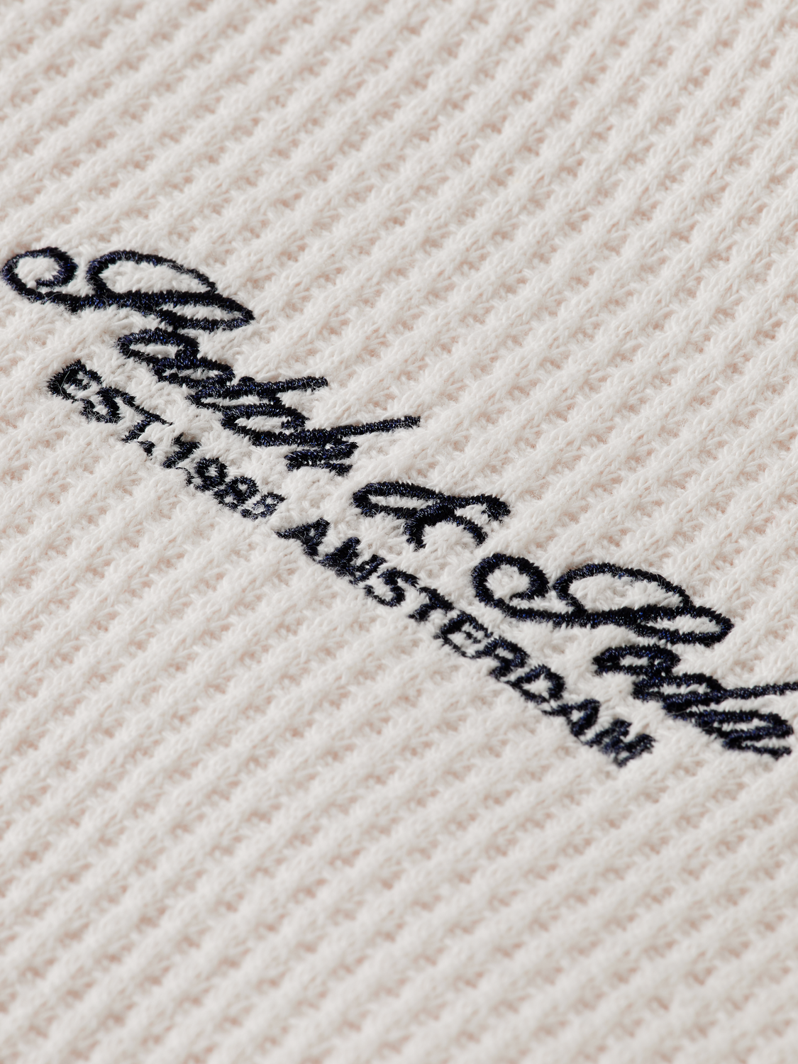 Waffle Half-Zip Sweatshirt