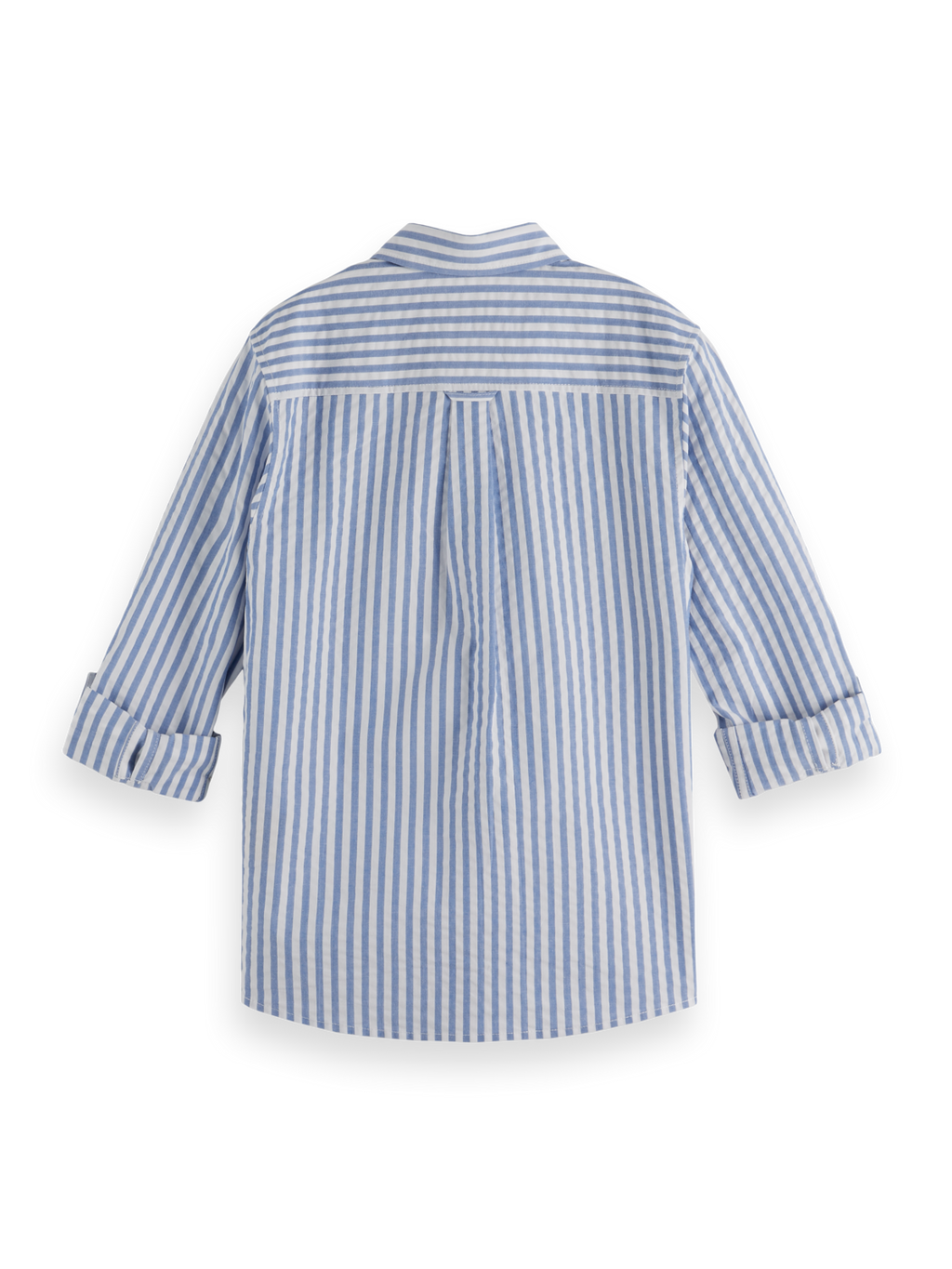 Boys' Seersucker Striped Long Sleeve Shirt