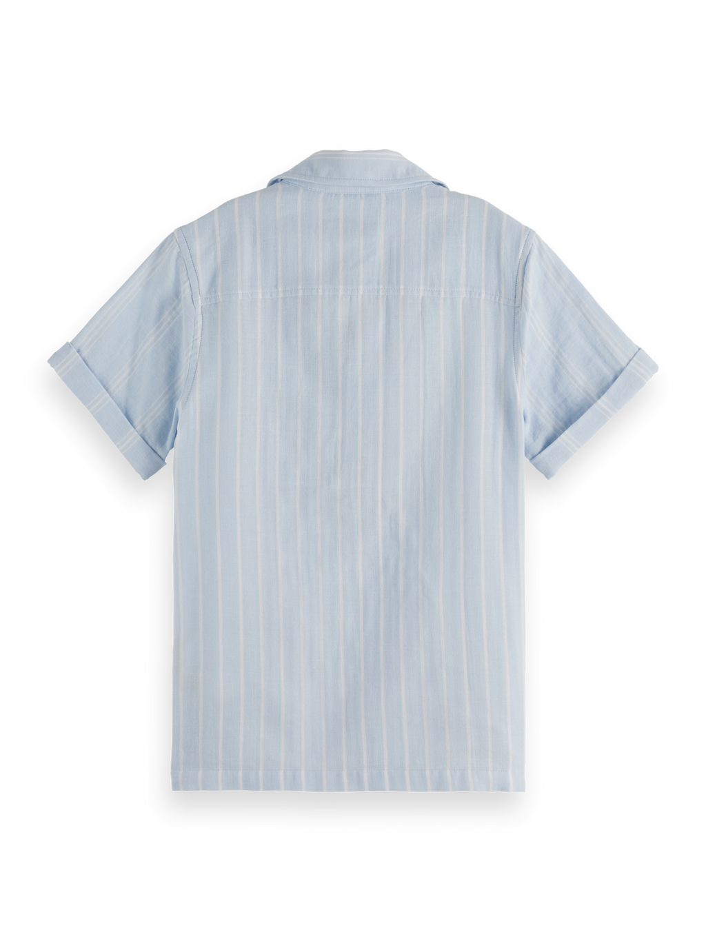 Boys' Bonded Short Sleeve Striped Shirt
