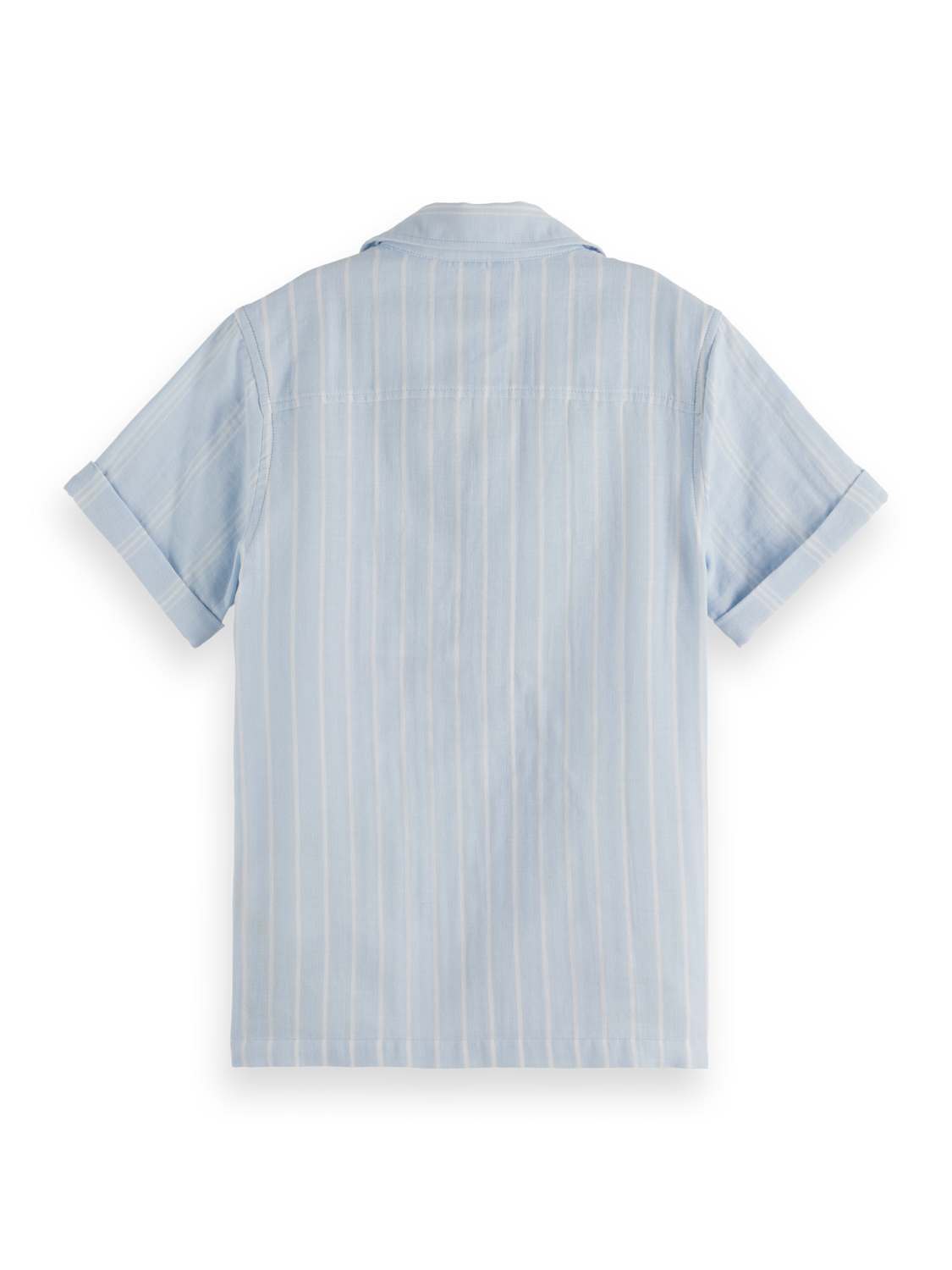 Boys' Bonded Short Sleeve Striped Shirt