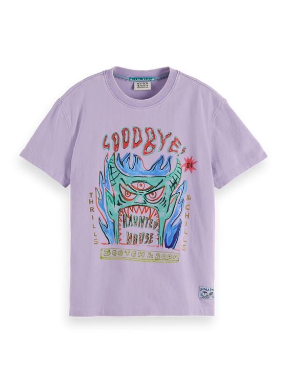 Boys' Skate-Fit Printed Artwork T-Shirt