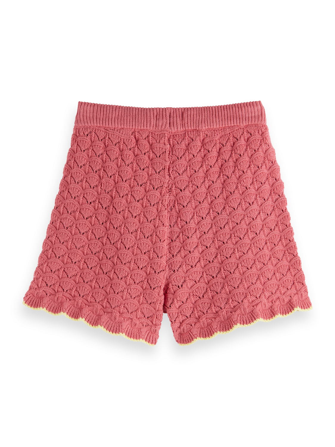 Girls' Scalloped Knit Short
