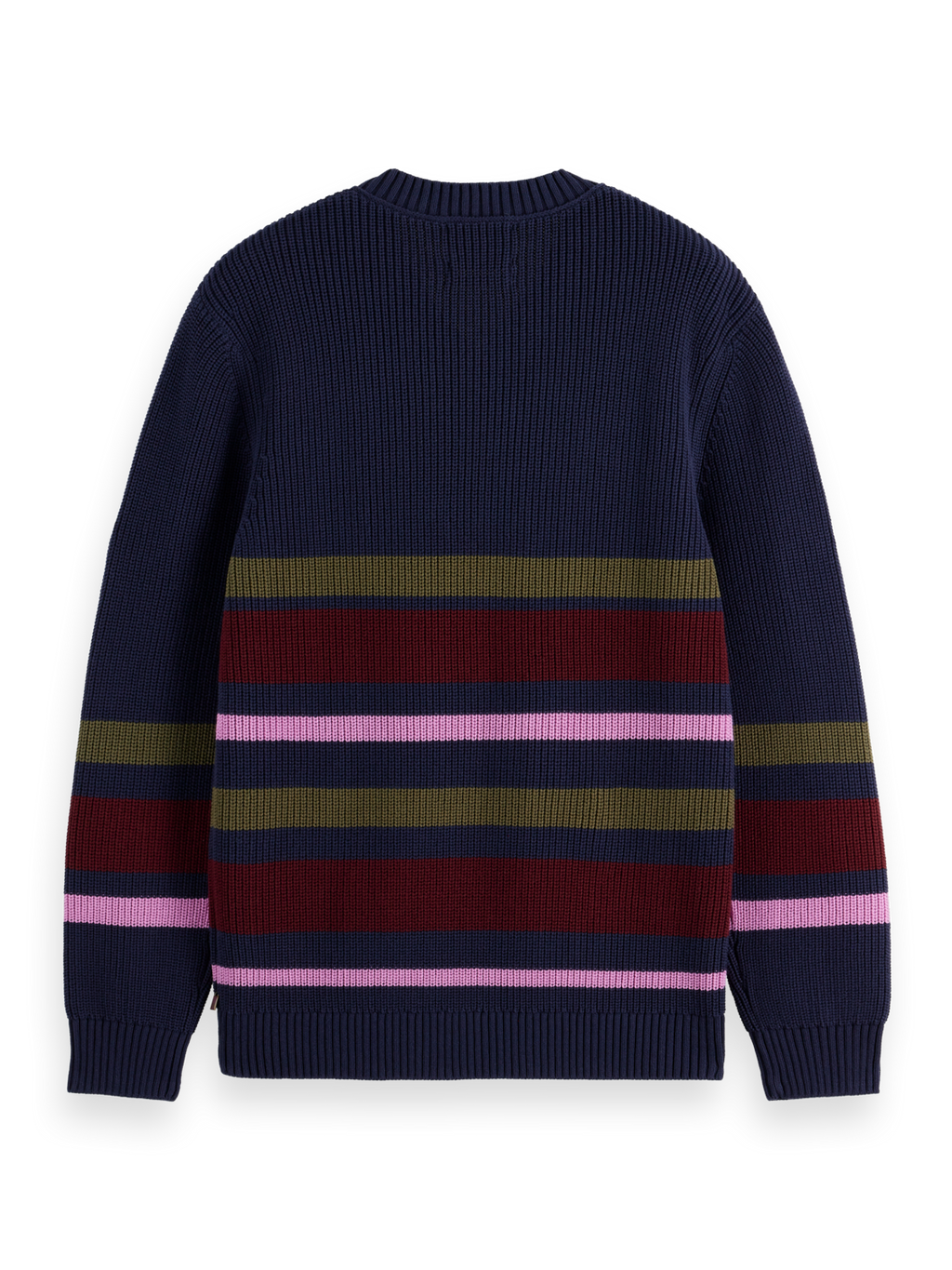 Regular Fit Stripe V-Neck Pullover