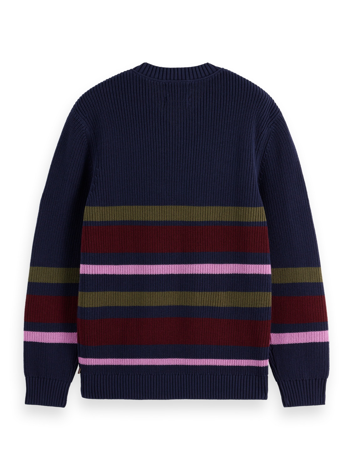 Regular Fit Stripe V-Neck Pullover