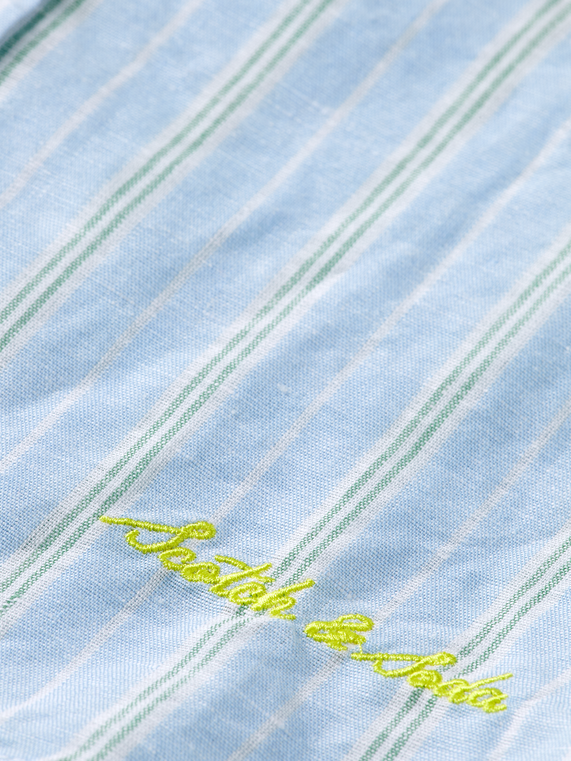 Spring Blue/Bench Green Stripe
